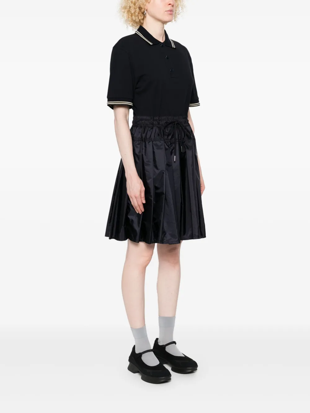 Moncler Jurk met korte mouwen Blauw