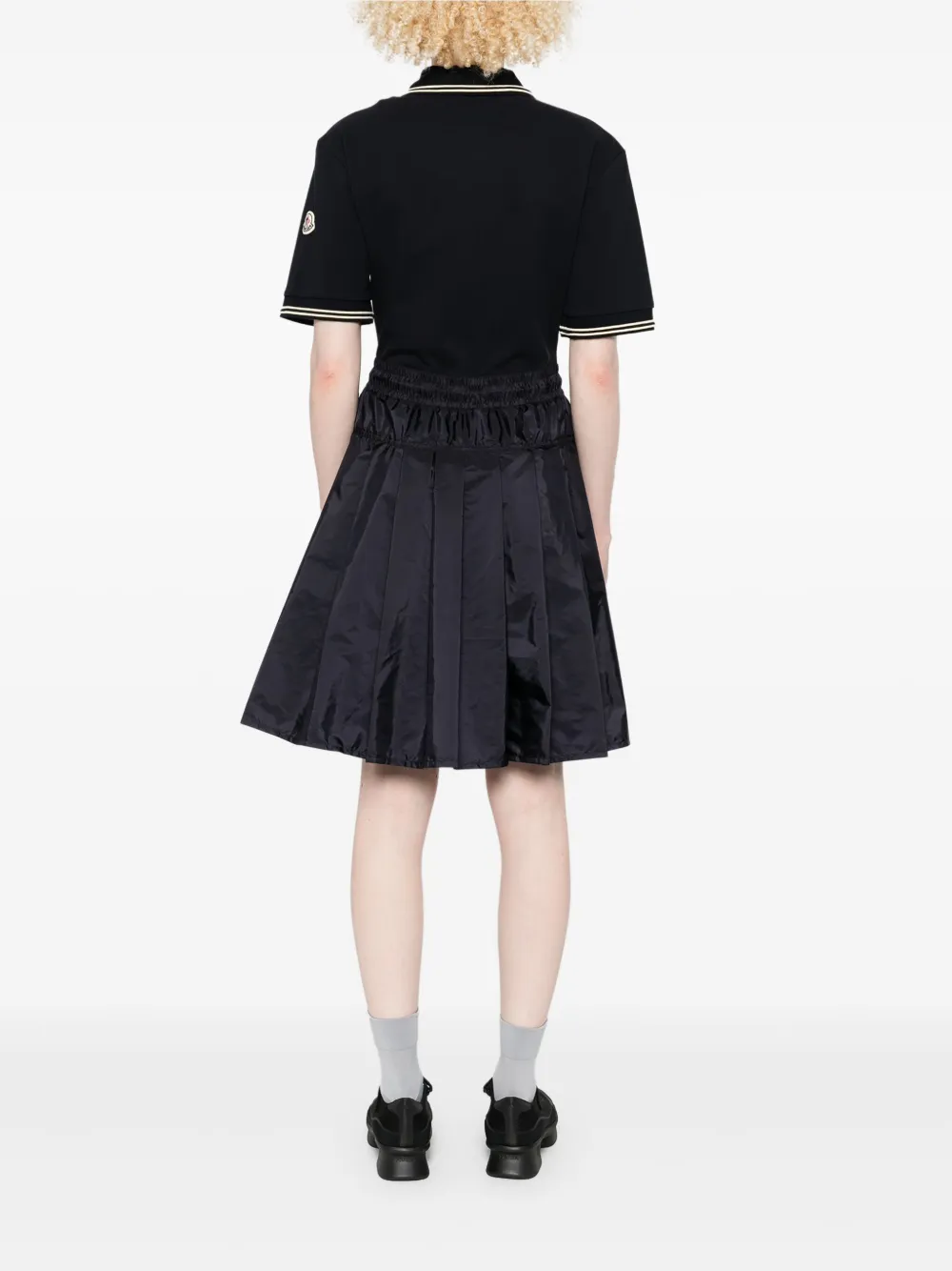 Moncler Jurk met korte mouwen Blauw