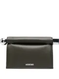 Jacquemus La Pochette foldover clutch bag - Green