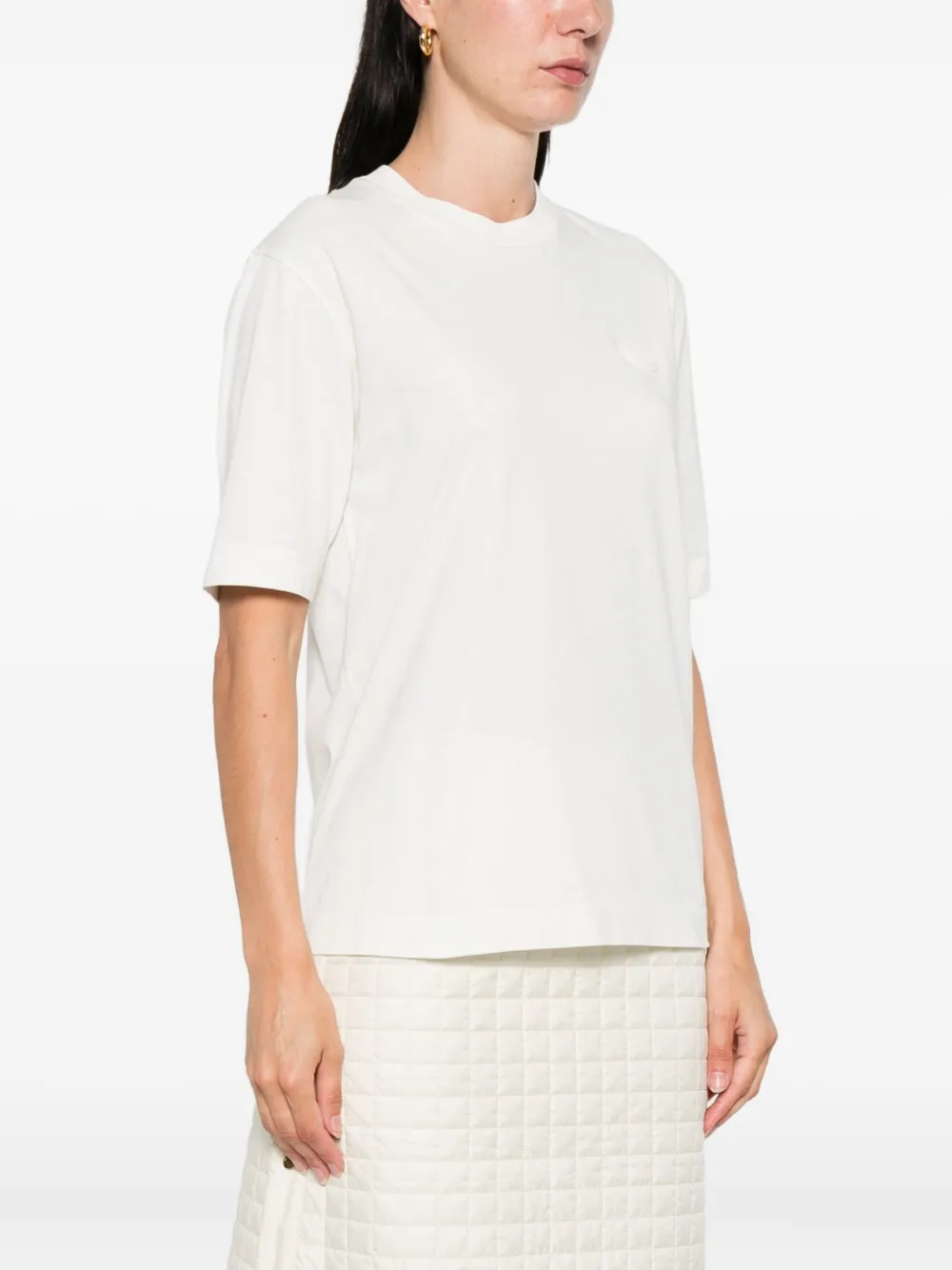 Moncler T-shirt met logopatch Wit