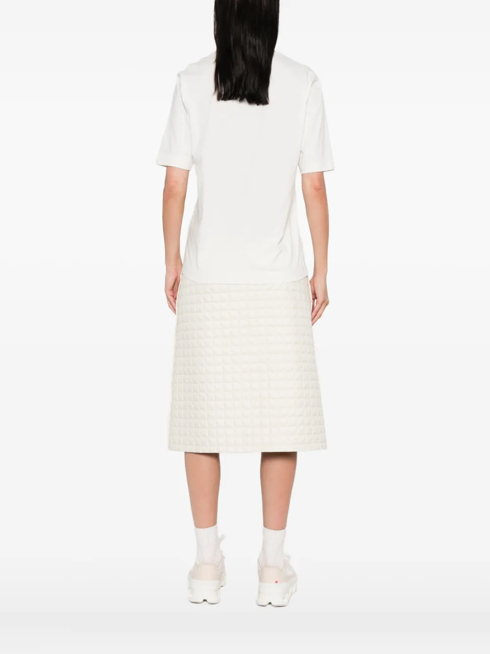 Moncler T-shirt met logopatch Wit