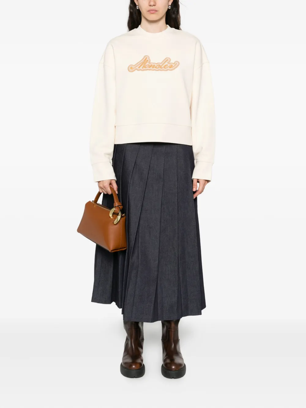 Moncler logo-appliqué sweatshirt | Sweaters | Image 2