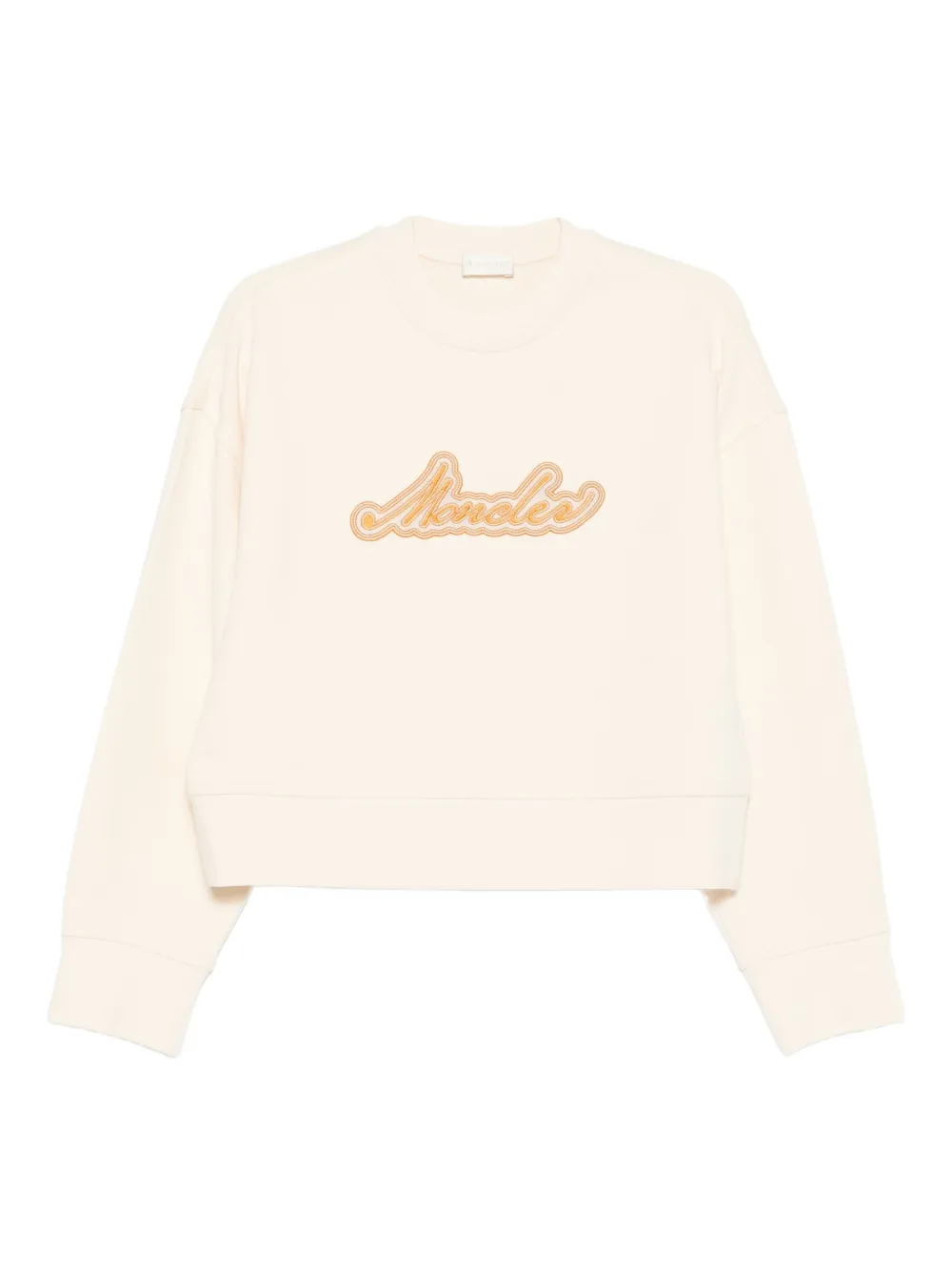 Moncler logo-appliqué sweatshirt | Neutrals | Image 1