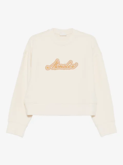 Moncler logo-appliqué sweatshirt