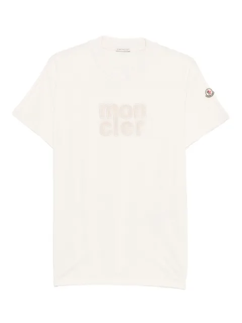 Moncler logo-embroidered T-shirt