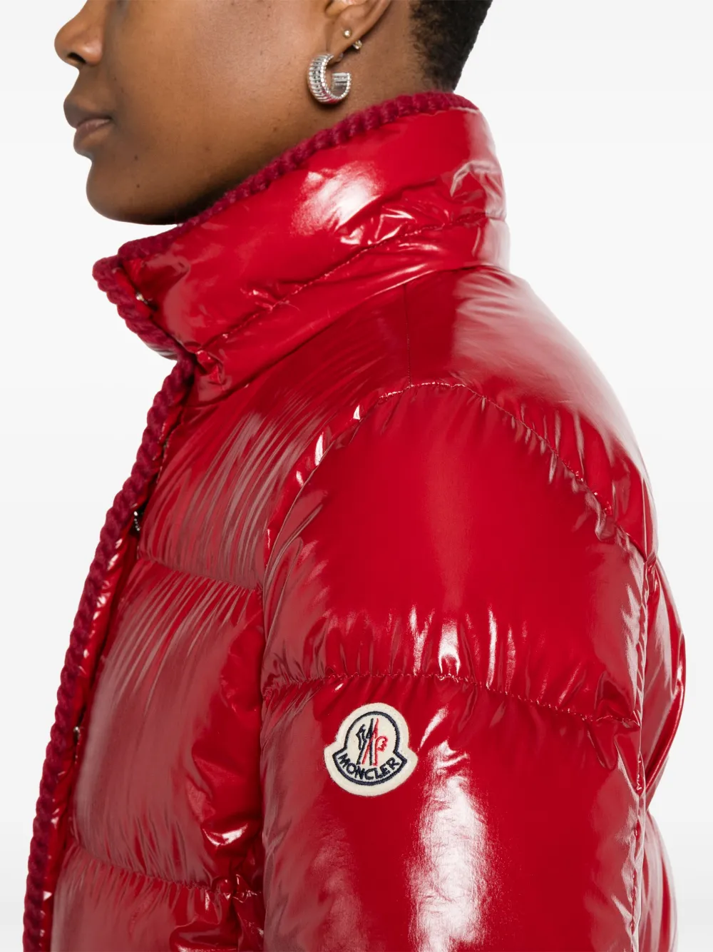 Moncler Glareins Puffer Jacket | Red | FARFETCH OM