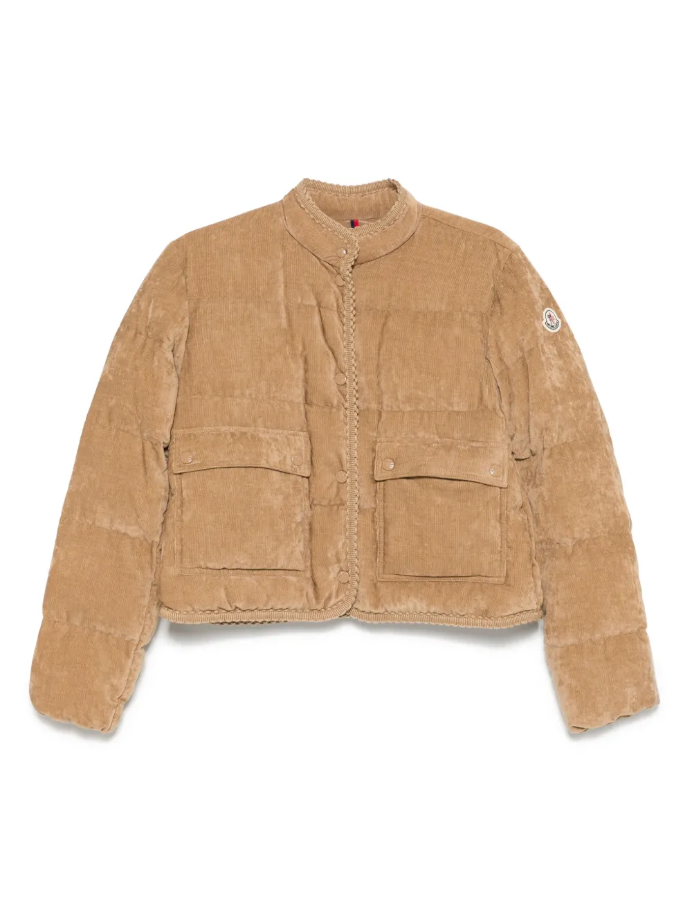 Moncler logo-patch jacket Bruin