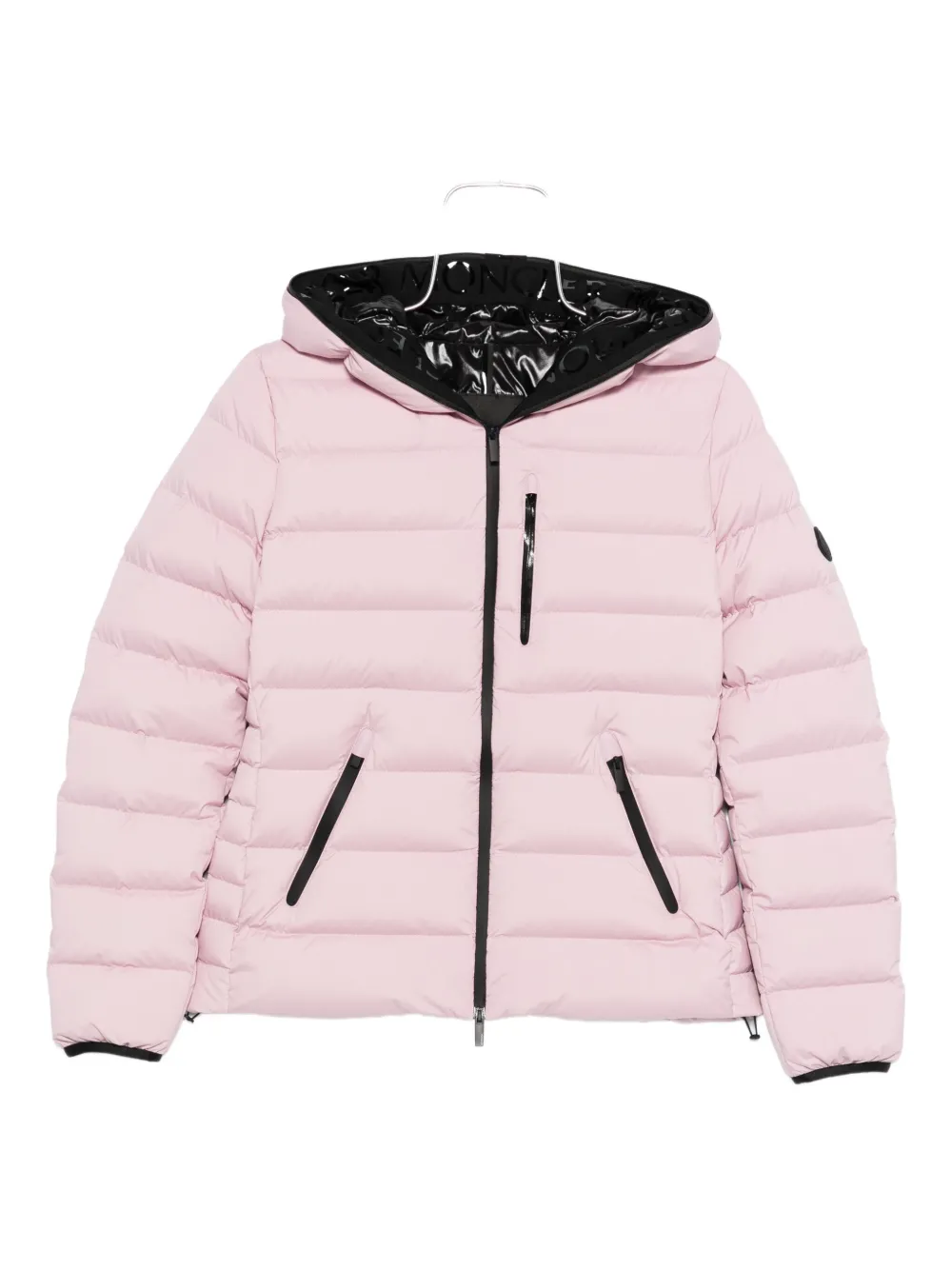 Moncler Gevoerd jack met capuchon Roze