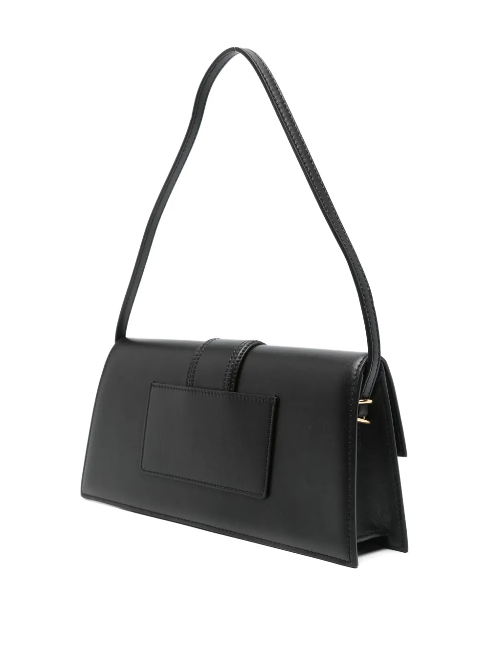 Jacquemus Long Rectangular Shoulder Bag Design In Black