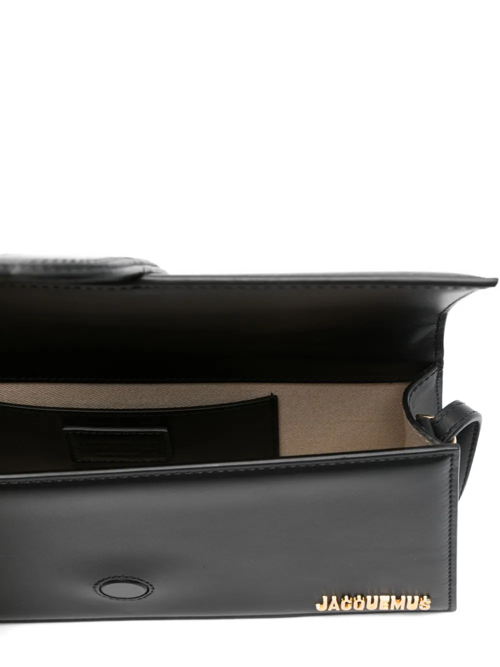 Jacquemus Long Rectangular Shoulder Bag Design In Black