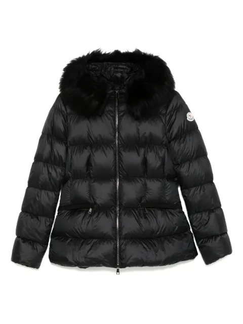 Moncler chamarra capitonada con parche del logo