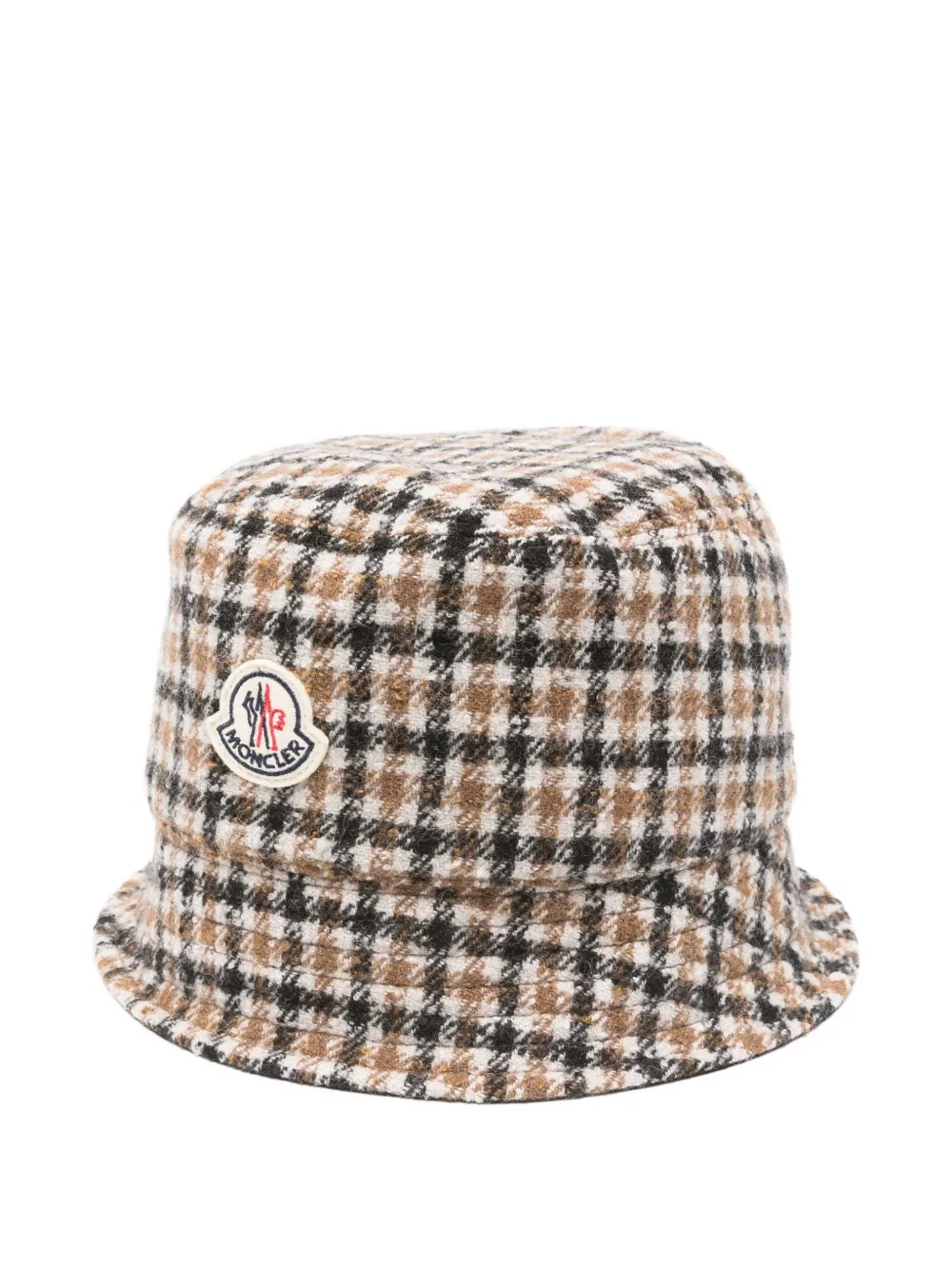 Moncler Geruite vissershoed Groen
