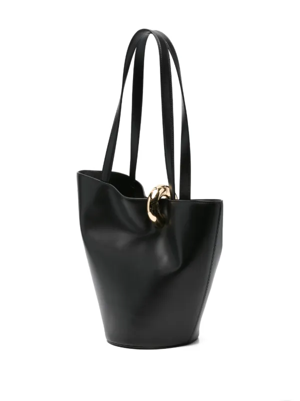 【関税＆送料込み】Jacquemus Shopper 'Le Bambola Moyen' Con Jacquemus Le Bambola Moyen Tote Bag | Black | FARFETCH