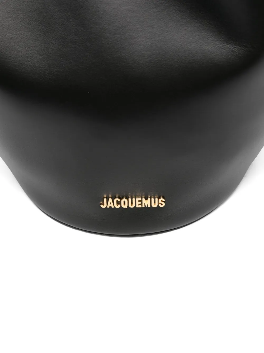 Jacquemus The Medium Bambola Asymmetric Leather Bucket Bag