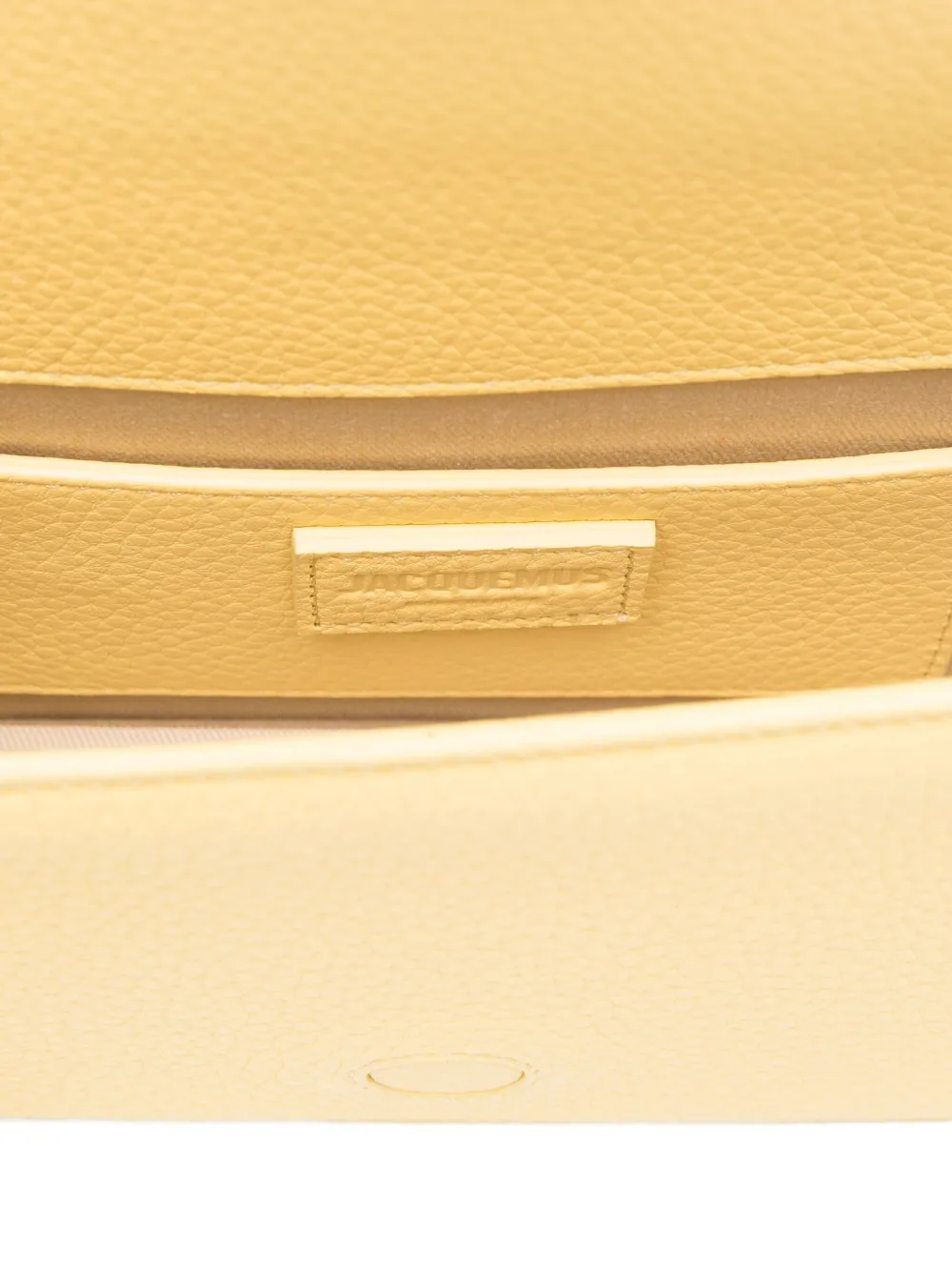 Jacquemus Le Bambino Long Flap Shoulder Bag In Yellow