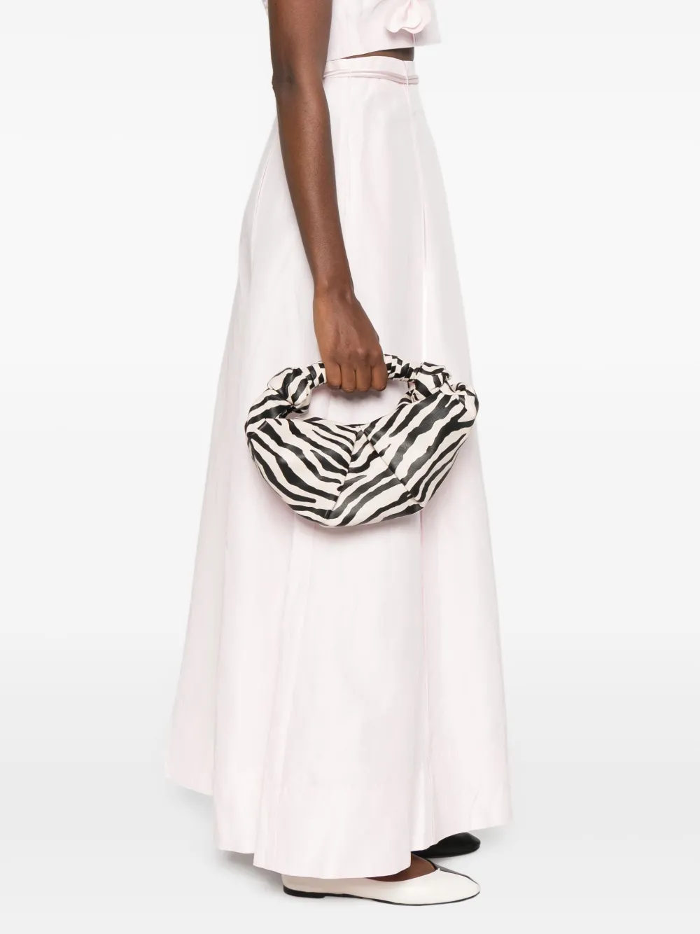 Simon Miller zebra-print knotted bucket bag | Image 2