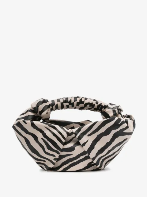 Simon Miller bolsa bucket con estampado de cebra