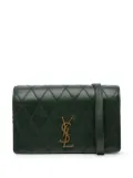 Saint Laurent Pre-Owned 2019 Diamond Quilted Lambskin Angie Chain Bag crossbody bag - Green