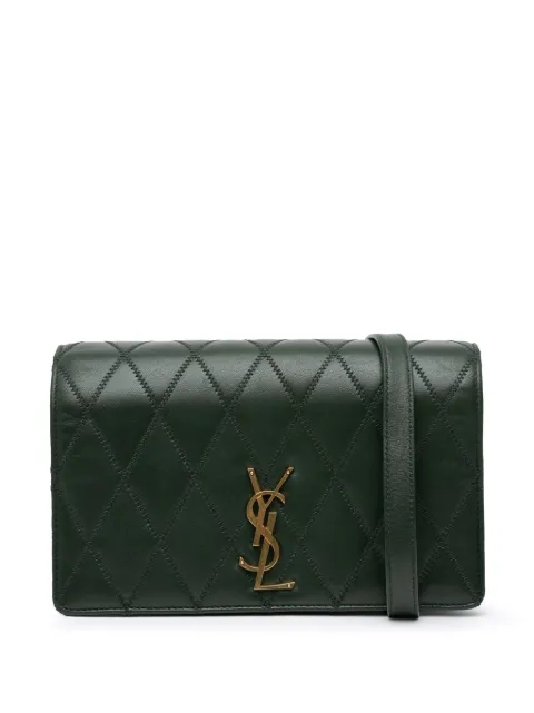 Saint Laurent Pre-Owned 2019 Diamond Quilted Lambskin Angie Chain Bag crossbody bag