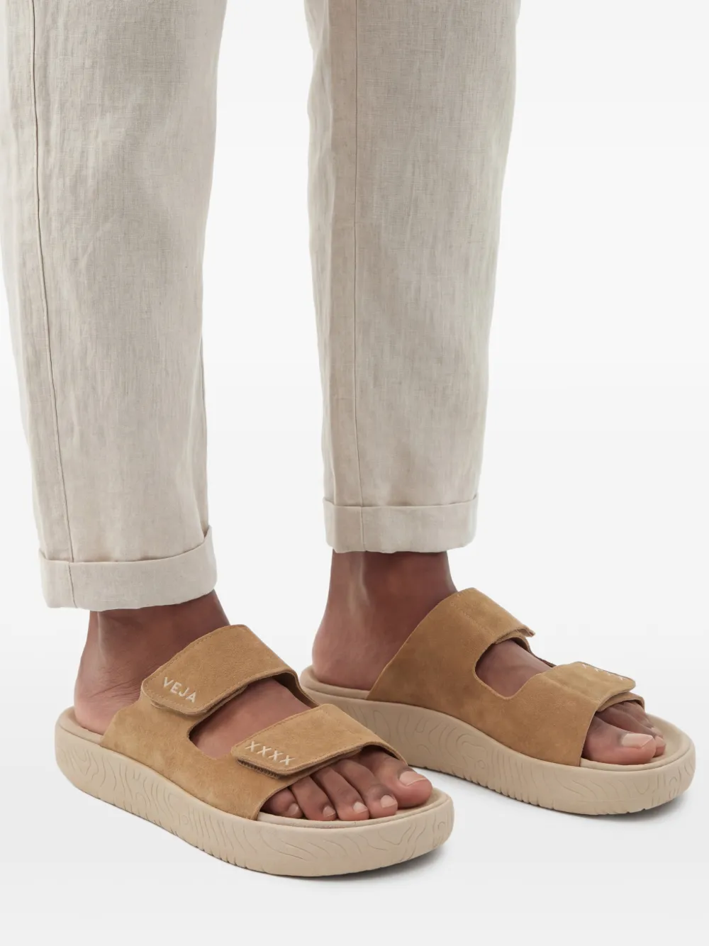 VEJA Etna sandalen met bandje Beige