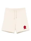 A Paper Kid logo-print shorts - Neutrals