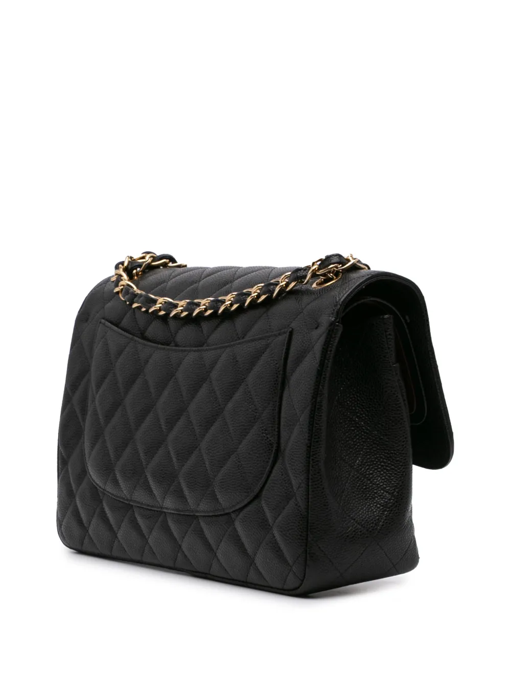 CHANEL Pre-Owned 2010-2011 Jumbo Classic Caviar Double Flap shoulder bag | Pre-Owned | Image 2