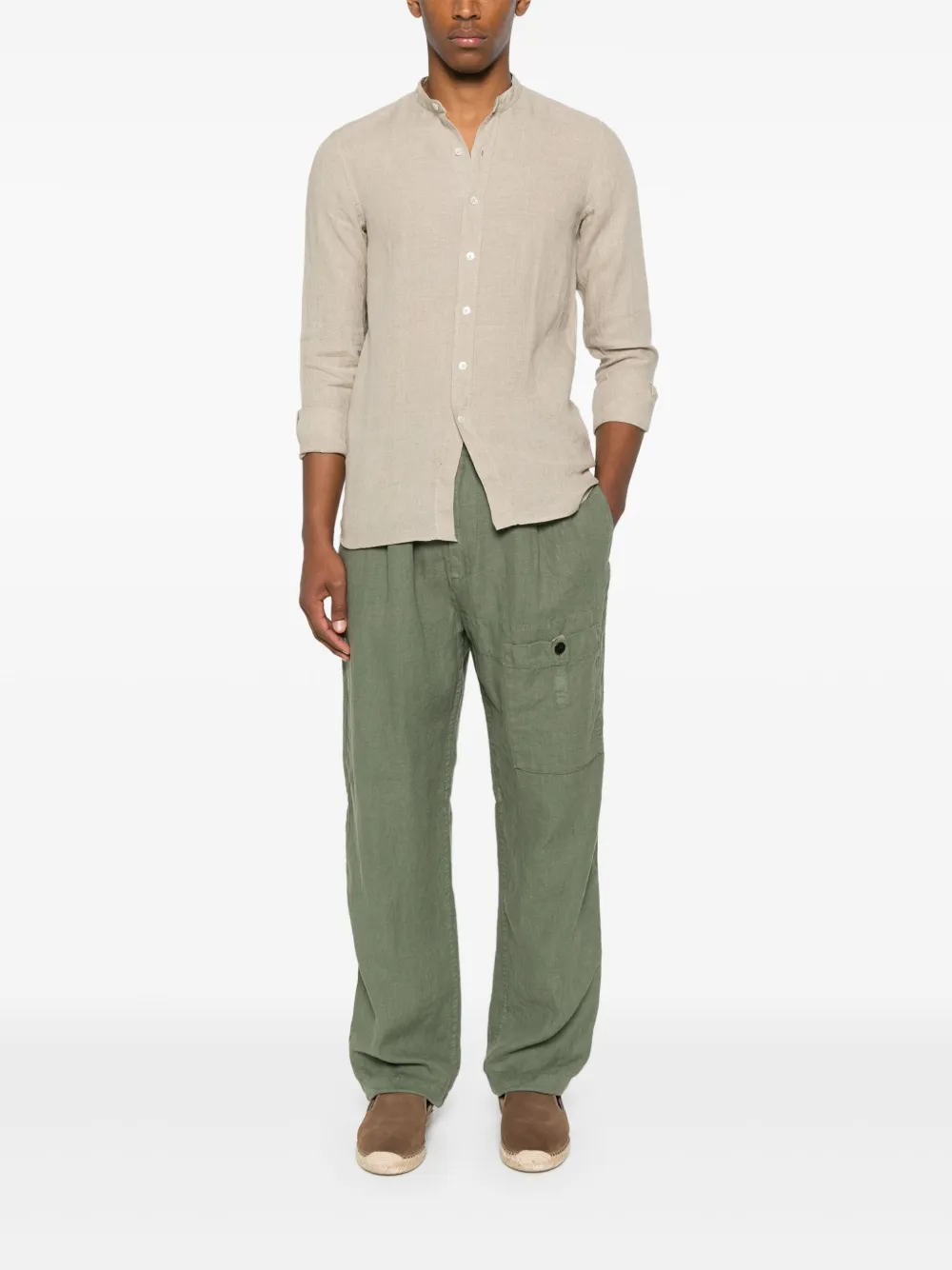 Tagliatore linen shirt - Beige