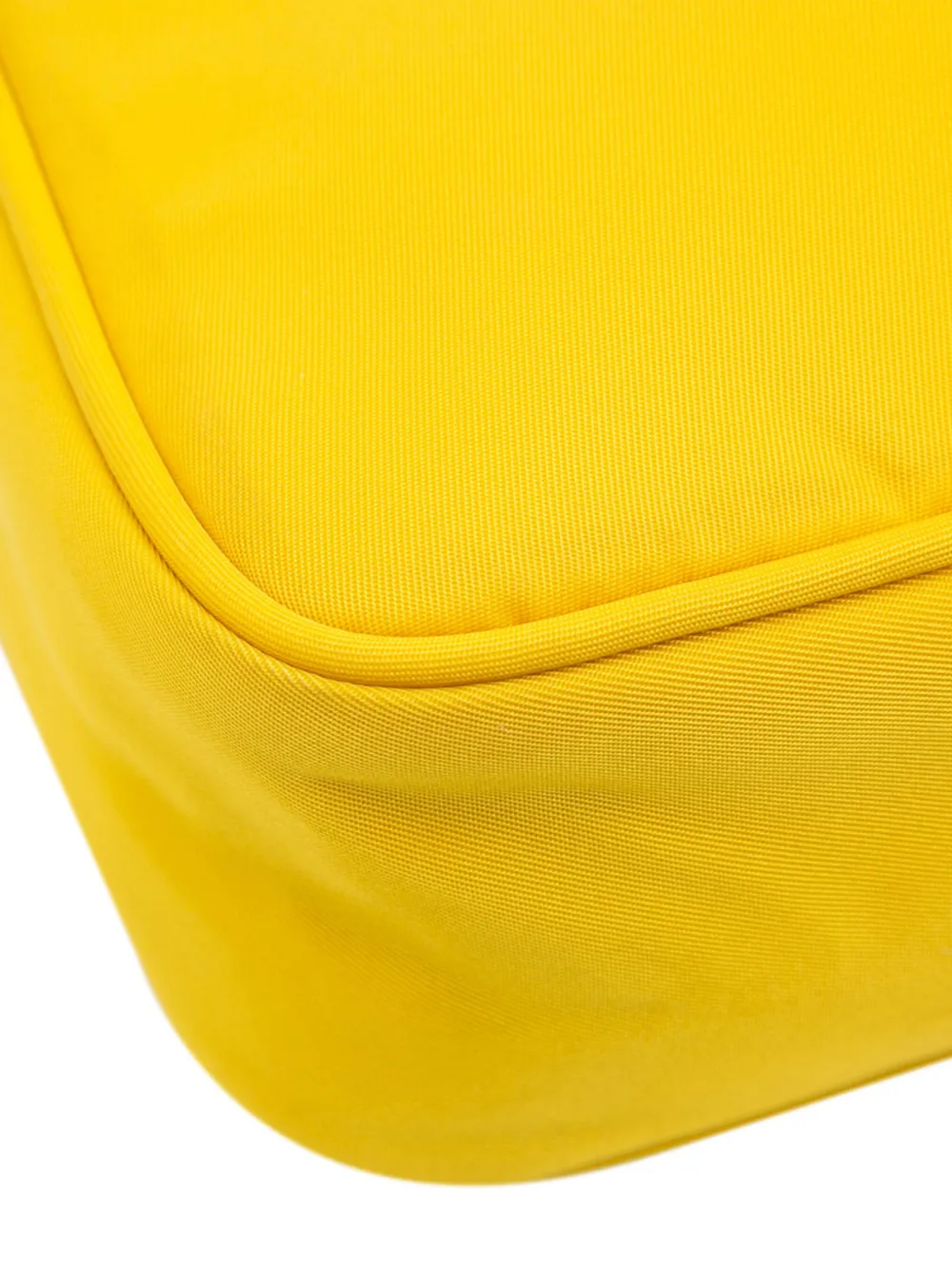 Pre-owned Prada 2019-2024 Mini Tessuto Re-edition 2000 Shoulder Bag In Yellow