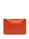 Goyard Pre-Owned 2014 Goyardine Senat MM clutch bag - Orange