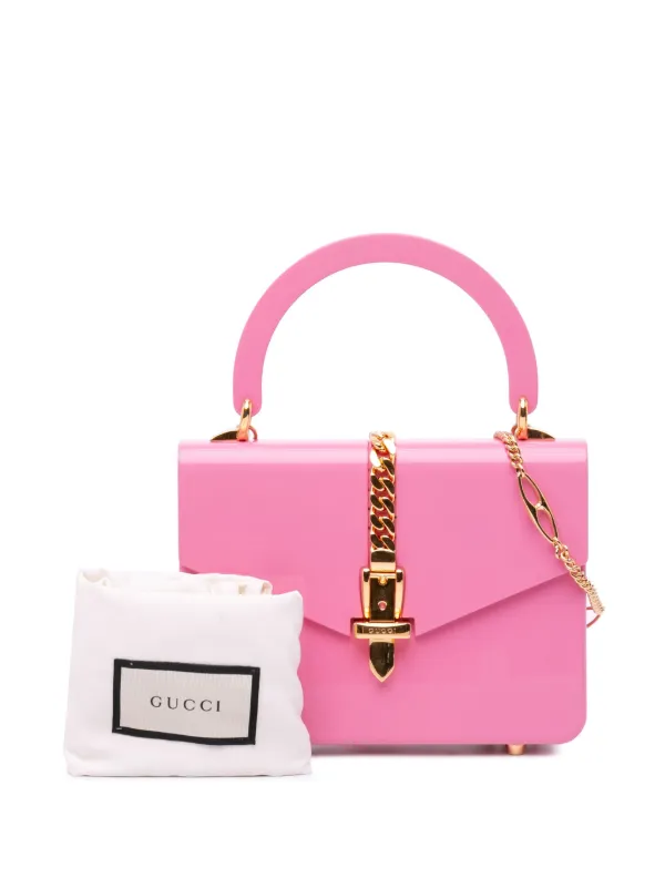 Gucci Pre-Owned 2016-2024 Mini Acrylic Sylvie 1969 Top Handle Bag