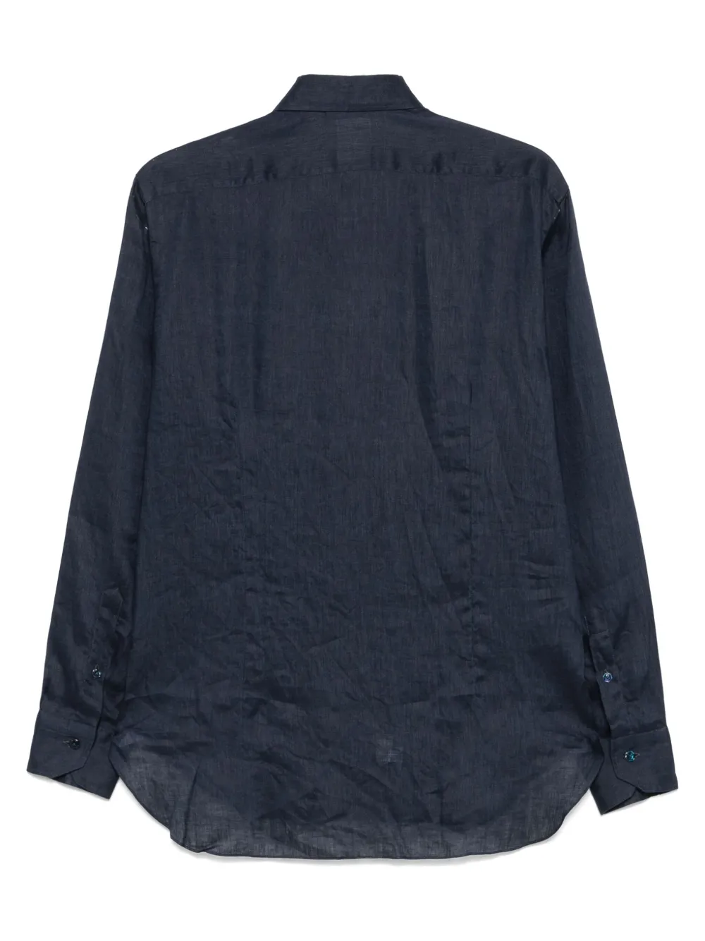Barba linen shirt - Blauw