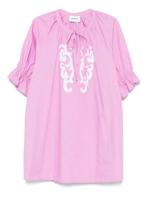 MARIUCCIA MILANO poplin mini dress