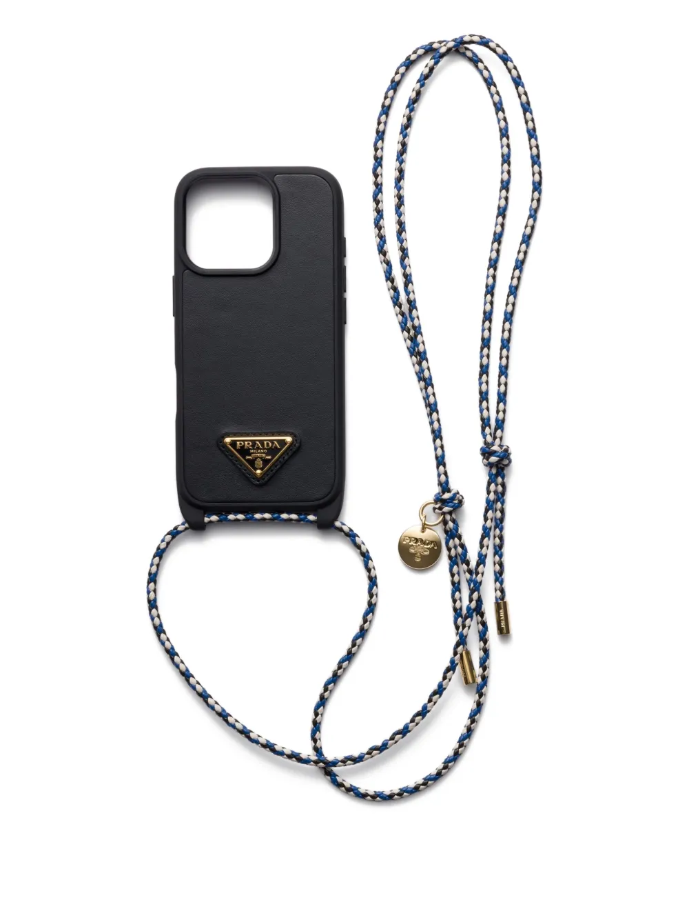 Prada Cover per iPhone 16 Pro con applicazione | nero | Image 1