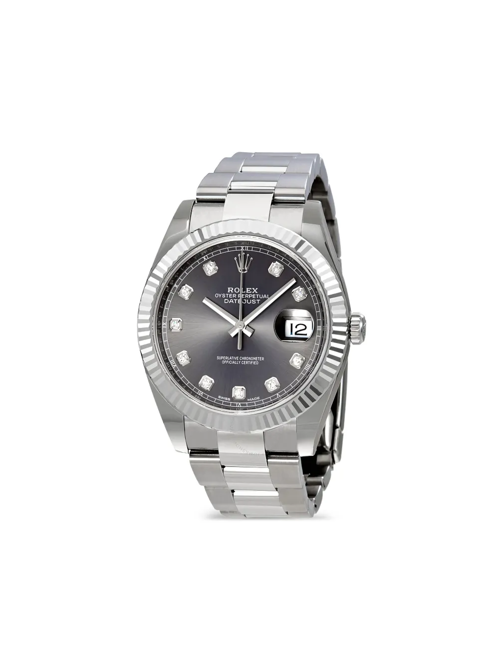 Rolex pre-owned Datejust 40mm | Black | Image 1