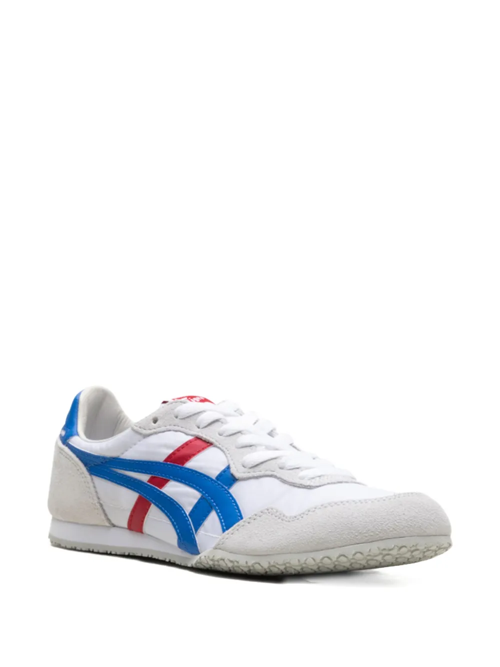 Onitsuka Tiger Serrano "white/directoire Blue/red" Sneakers In Blue