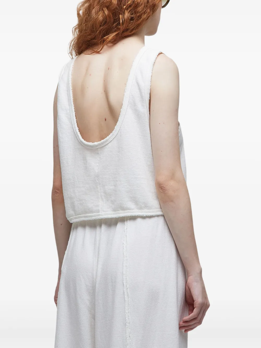 Osklen Cropped tanktop Wit