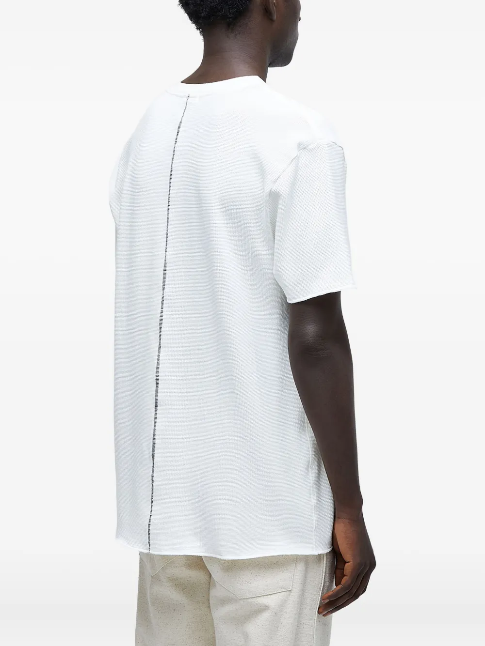 Osklen Waffle-weave T-shirt In White