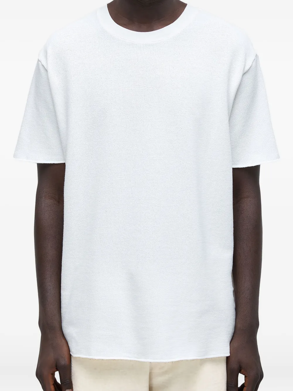 Osklen Waffle-weave T-shirt In White