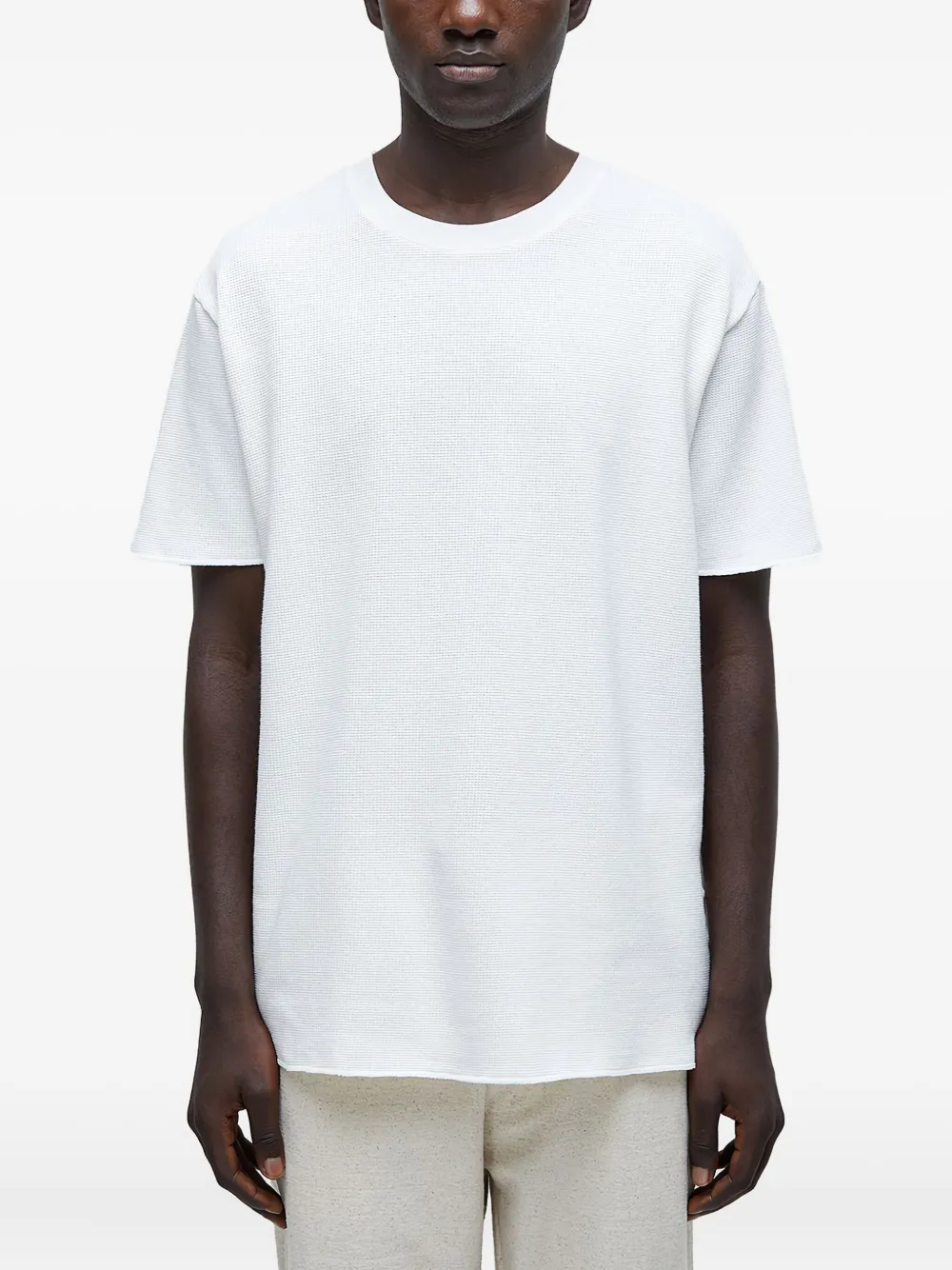 Osklen Waffle-weave T-shirt In White