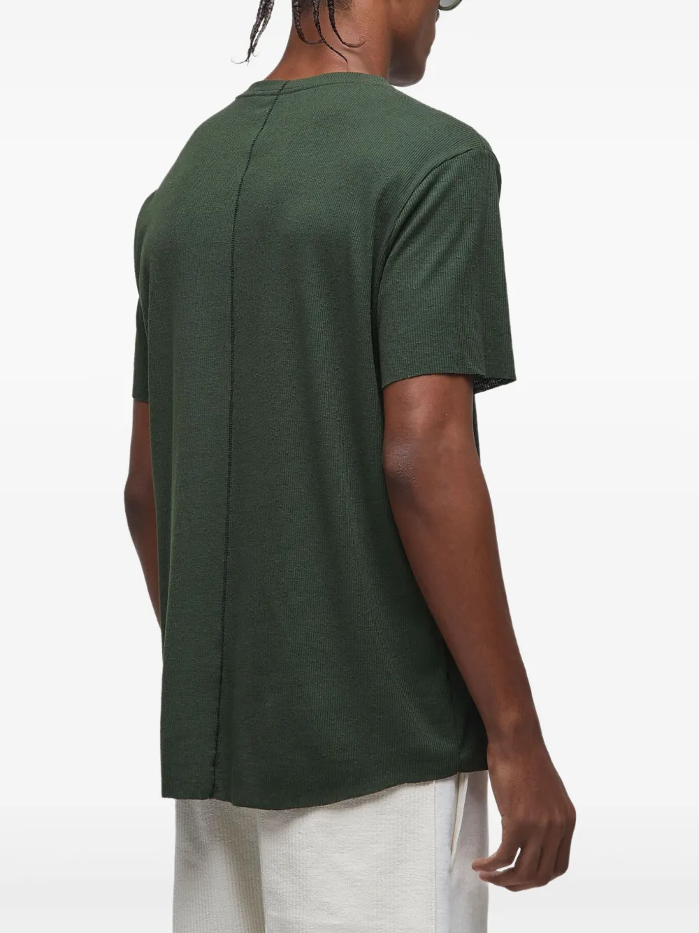 Osklen T-shirt van katoenblend Groen