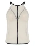 Osklen semi-sheer top - White