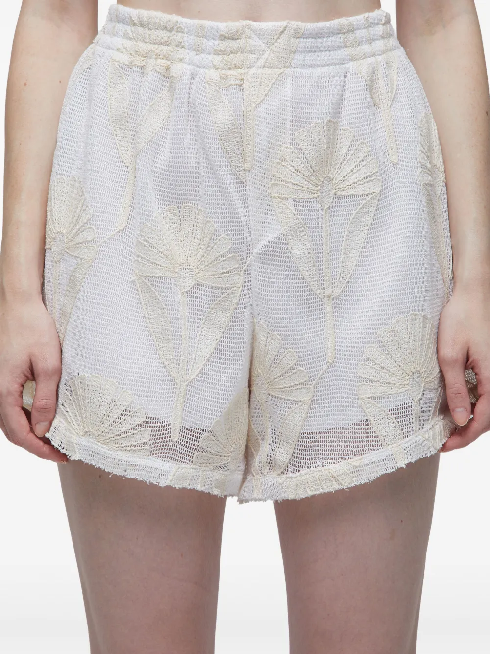 Osklen Shorts met borduurwerk Wit