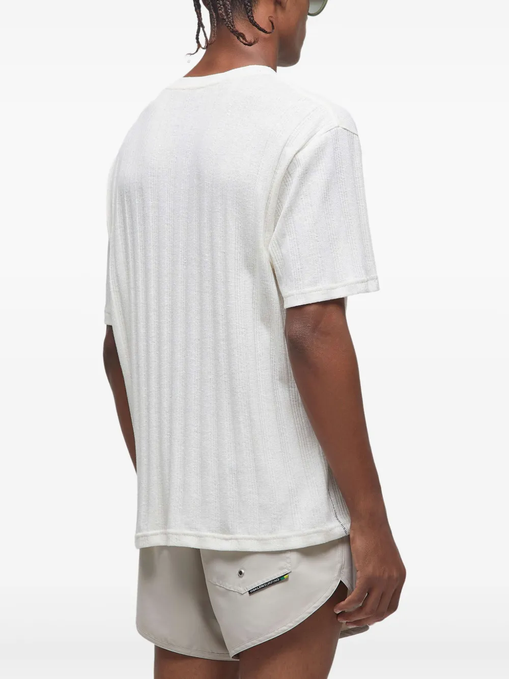 Osklen Geribbeld T-shirt Wit