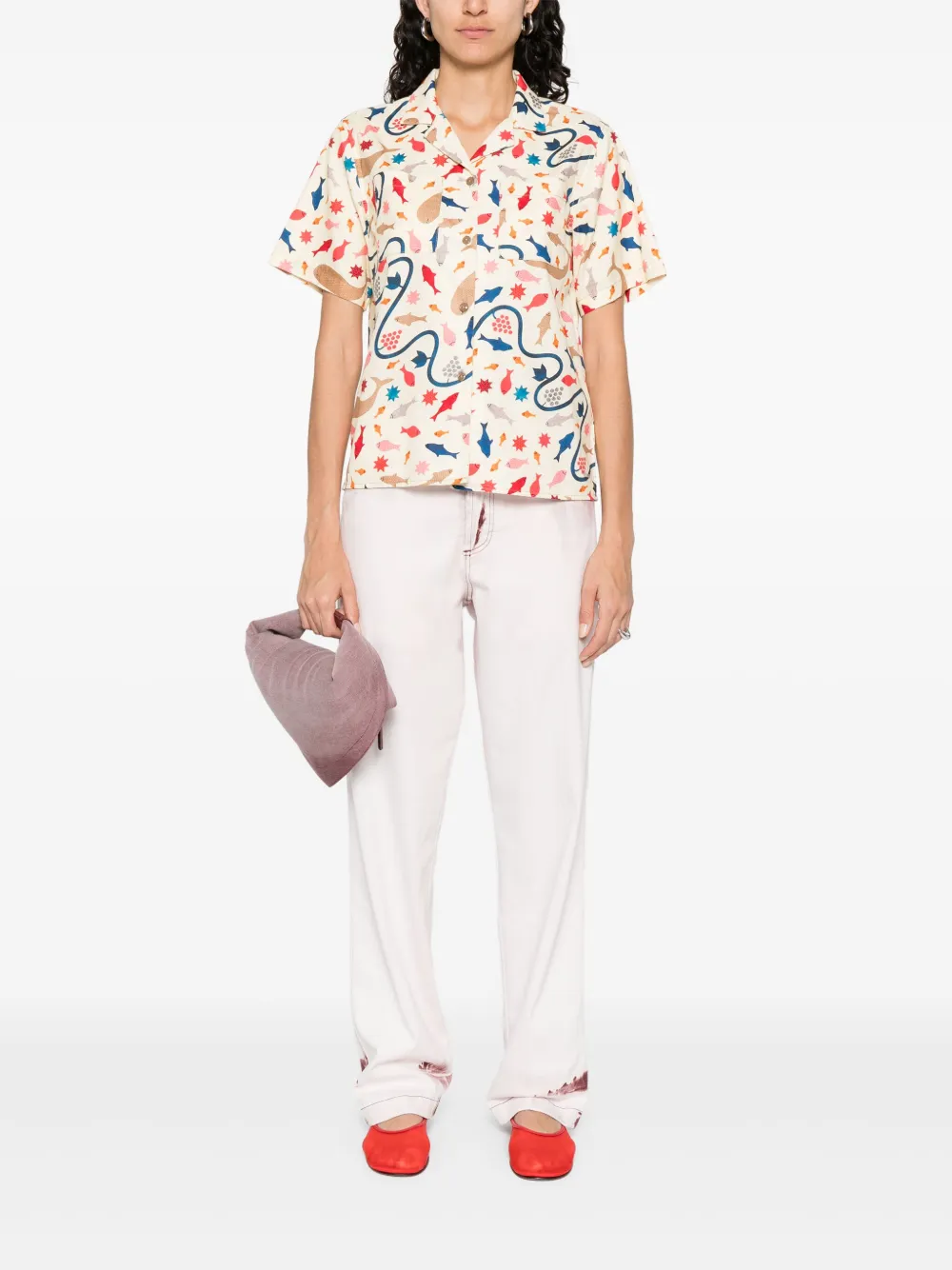 FEDERICO CINA bleached-effect trousers | Straight Trousers | Image 2