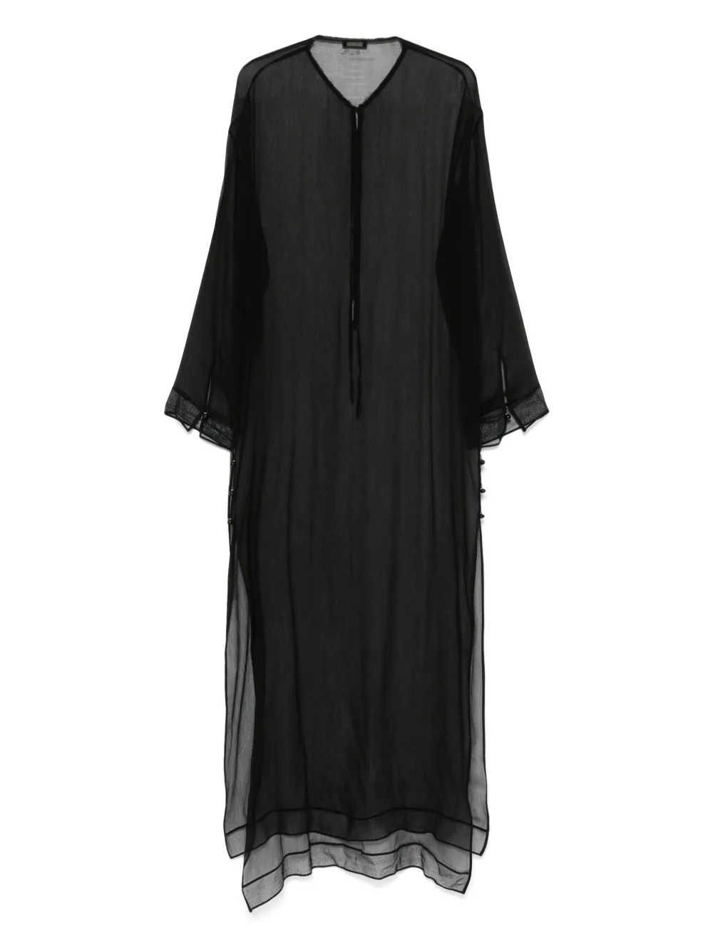 Ann Demeulemeester Matleen X maxi-jurk Zwart