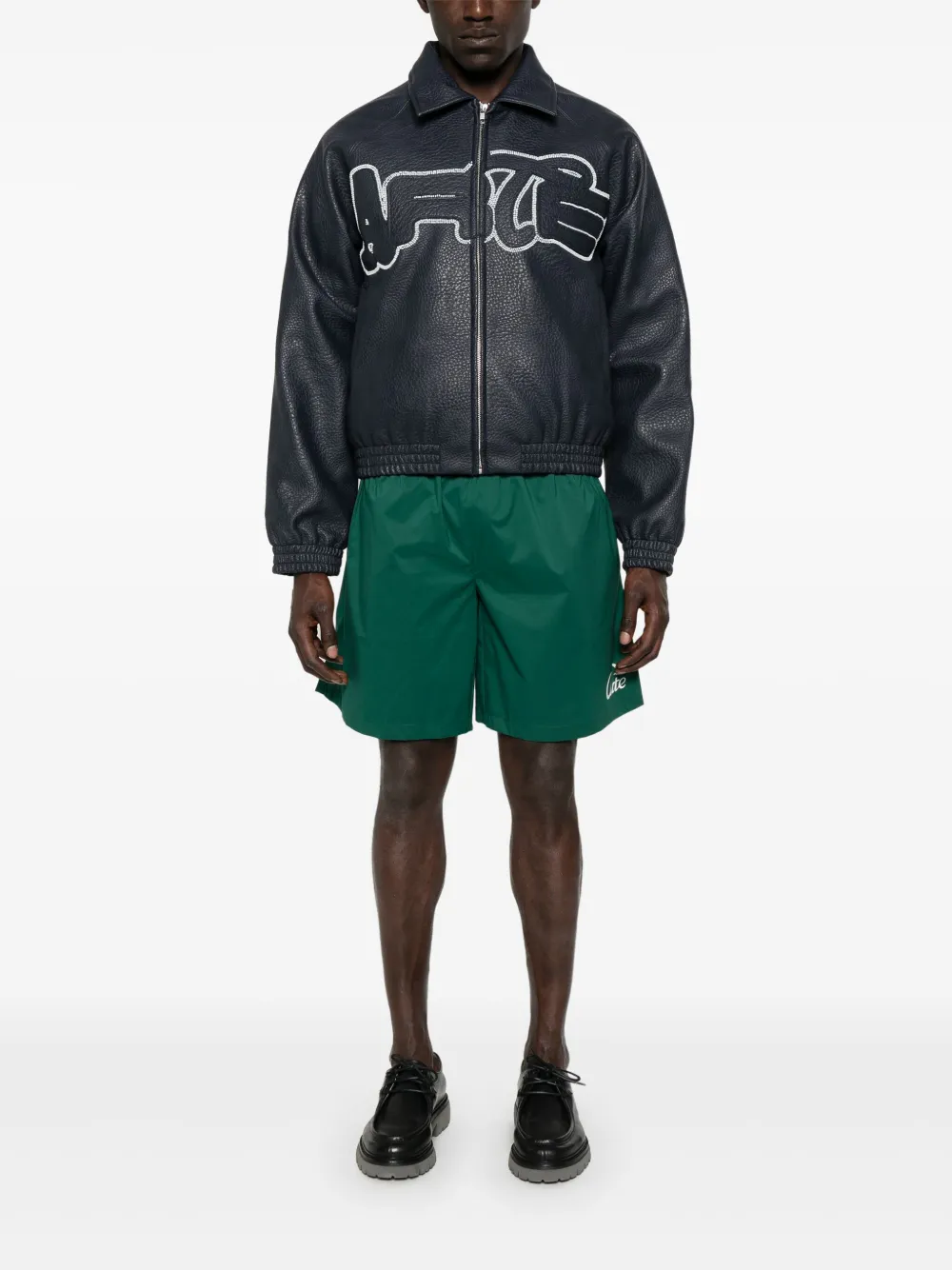 ARTE beaded-logo jacket | Leather Jackets | Image 2