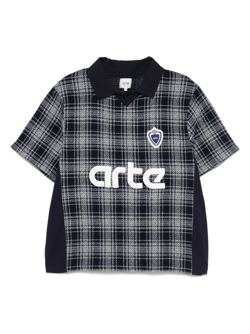 ARTE plaid jersey | Blue | Image 1