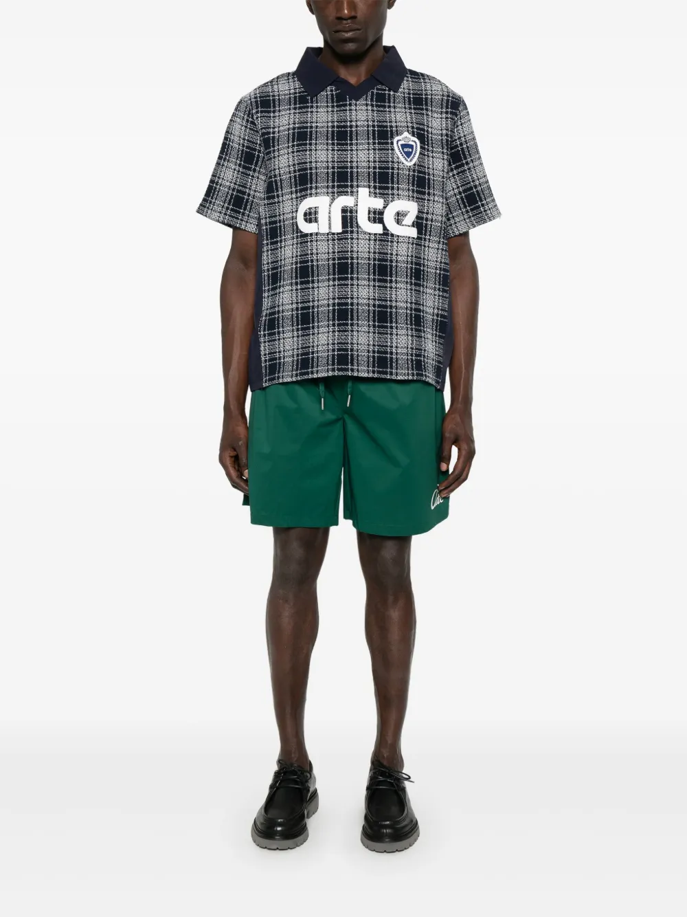ARTE Shorts met logo - Groen