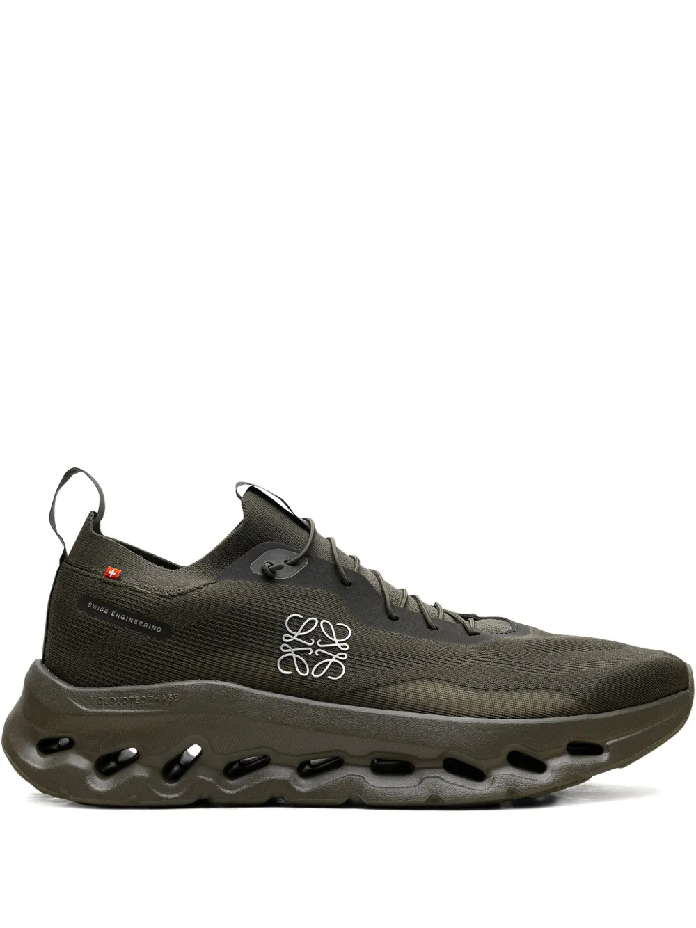 On Running x Loewe Cloudtilt " Khaki Green" sneakers Groen