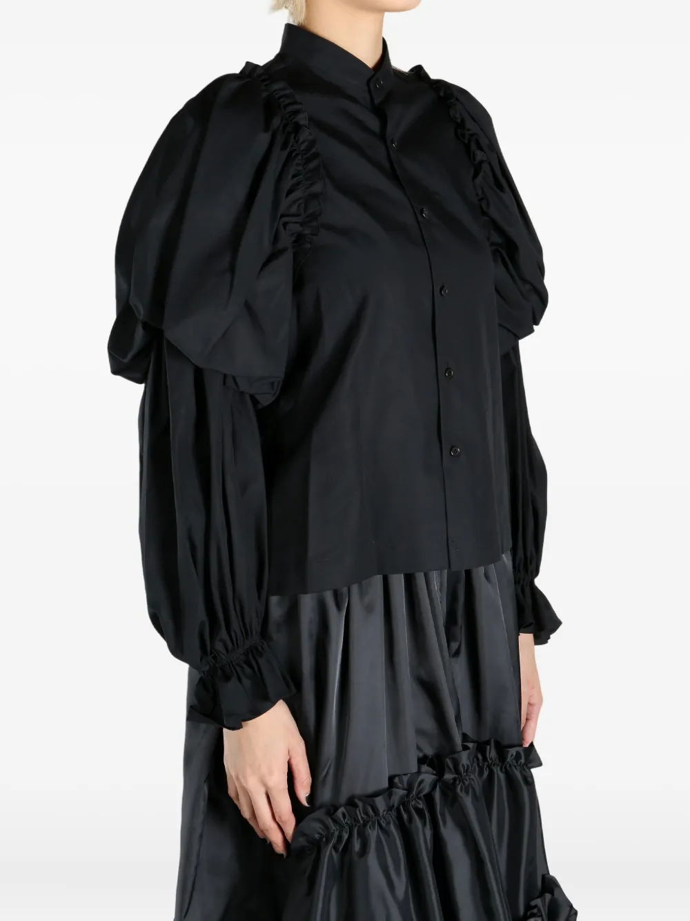 NOIR KEI NINOMIYA JULIET-SLEEVES BLOUSE 